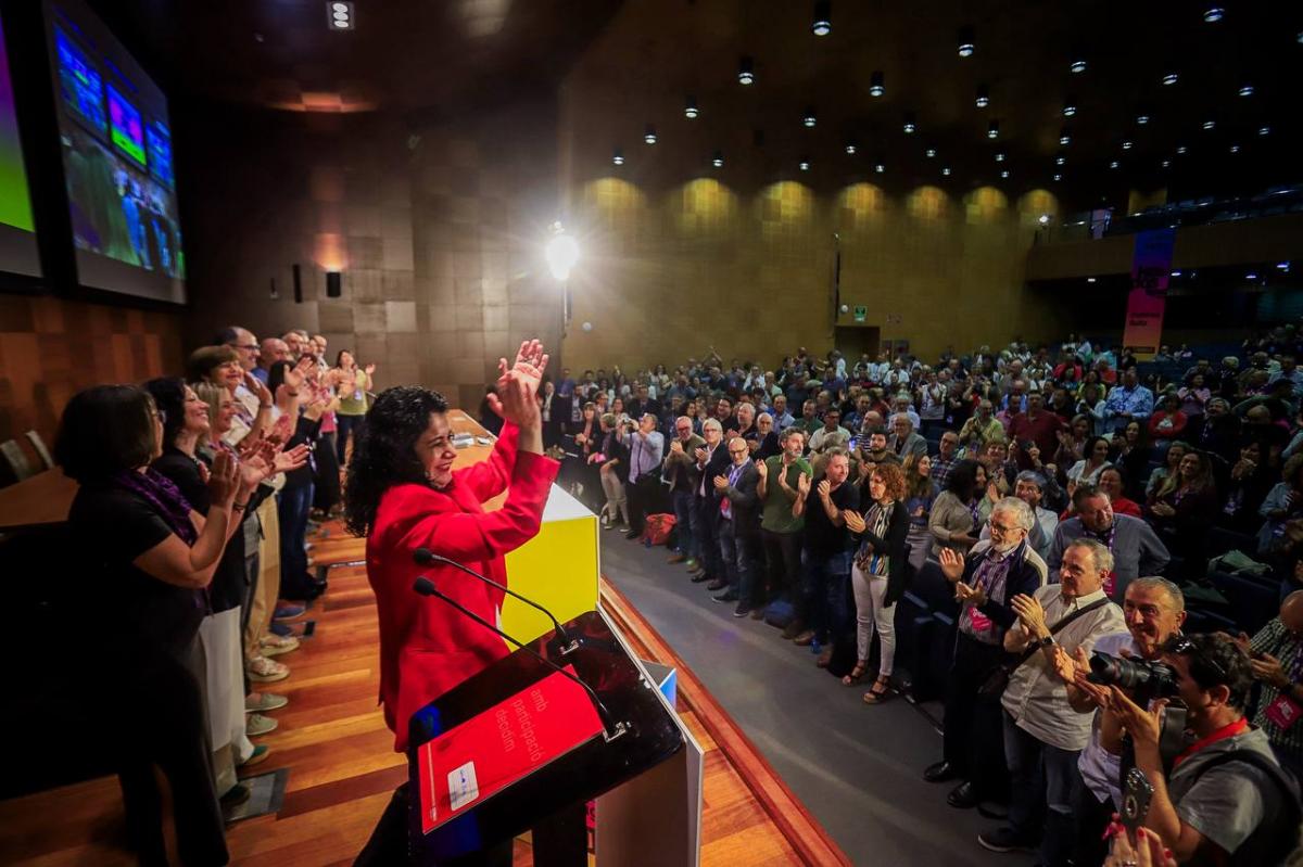 Ana García, secretaria general de CCOO PV, junto a la nueva Comisión Ejecutiva.