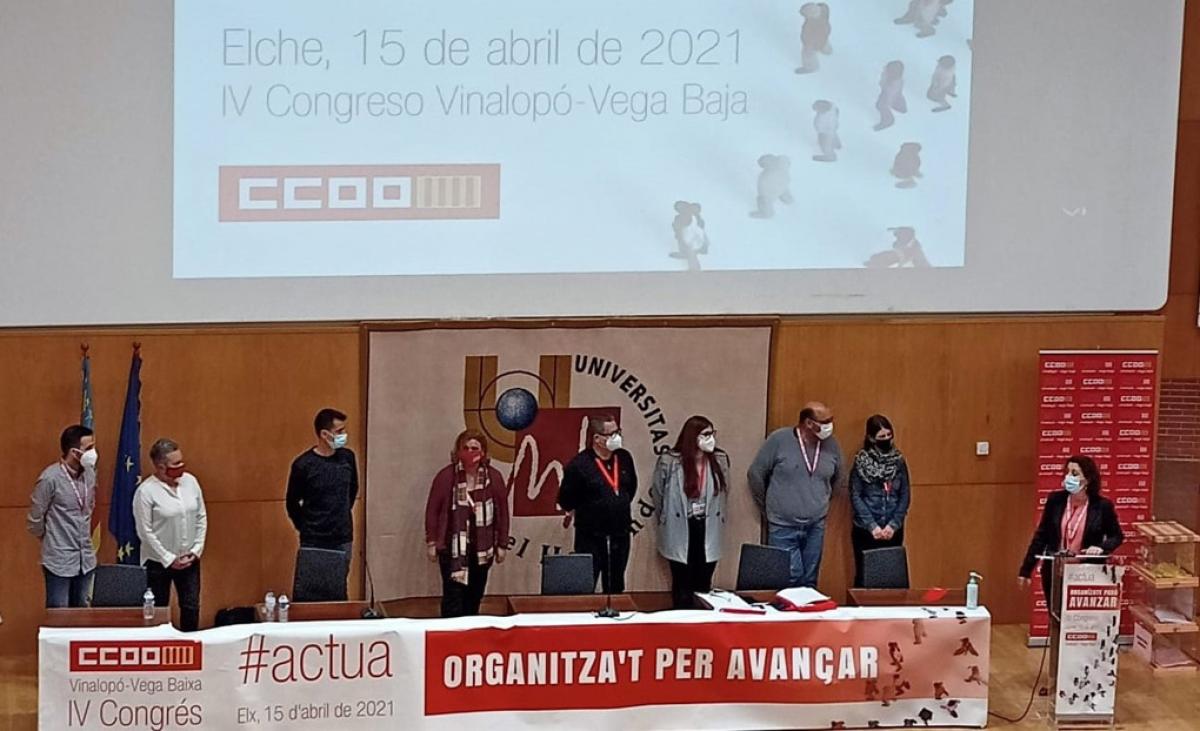 Nueva ejecutiva CCOO Vinalopó-Vega Baja