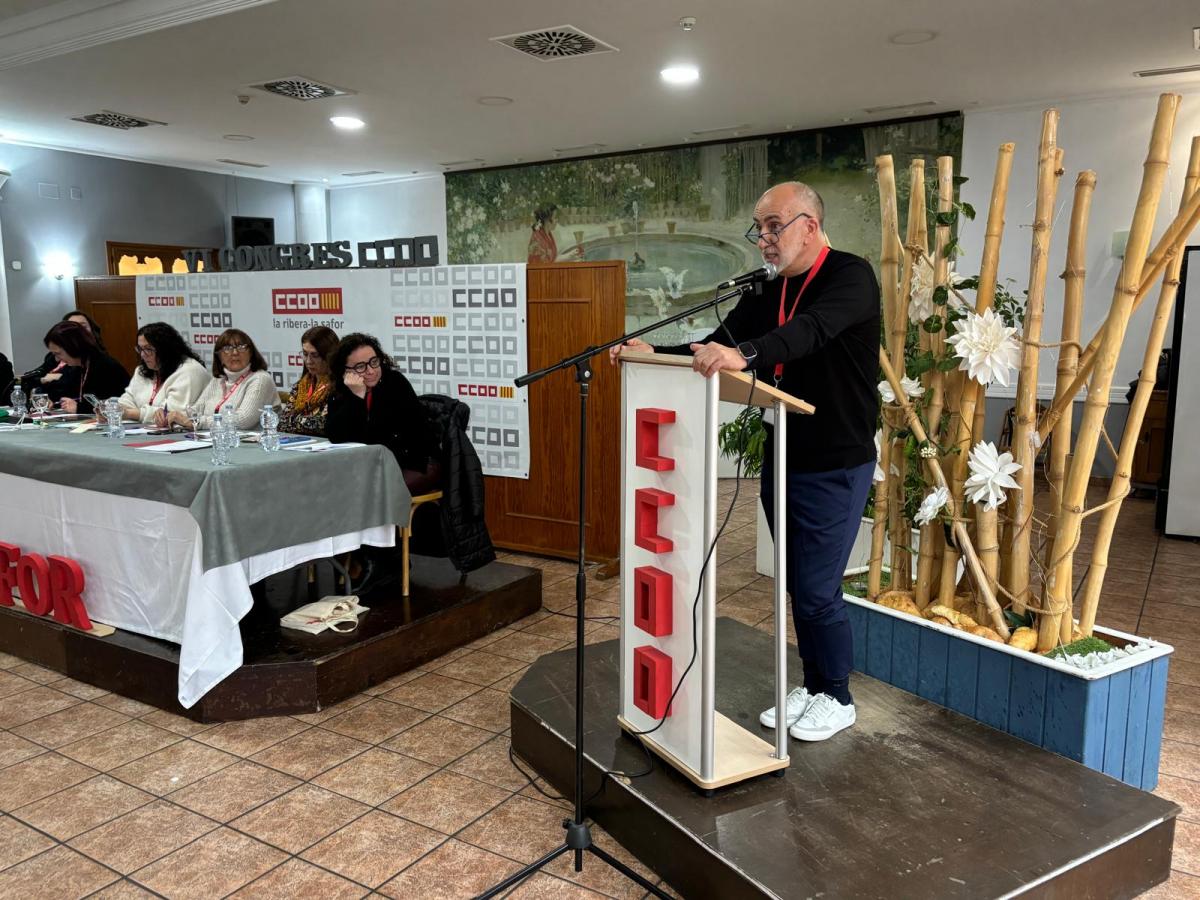 Andrs Bermejo, secretari general UI CCOO la Ribera-la Safor